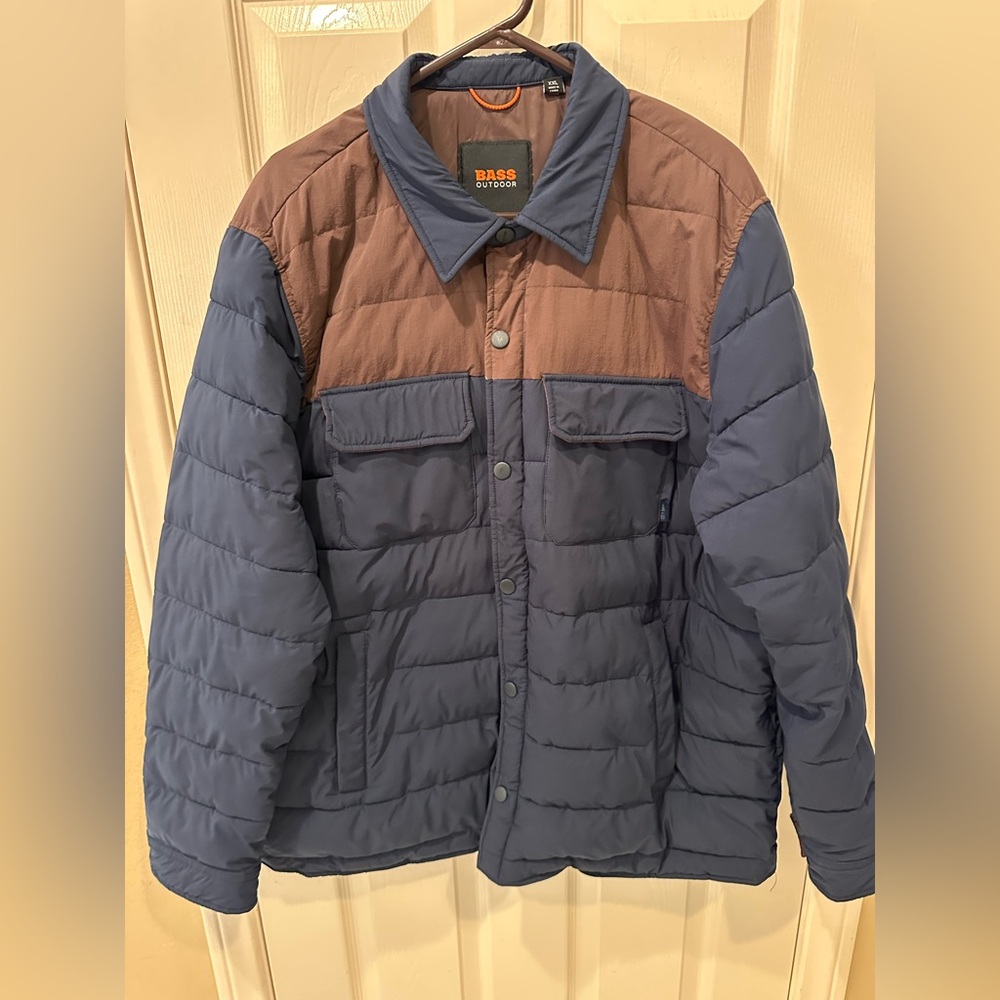Bass Men's Two-Tone Puffer Jacket